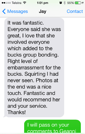 Testimonial by Jay at Wiseman Ferry for Geanni Brasil